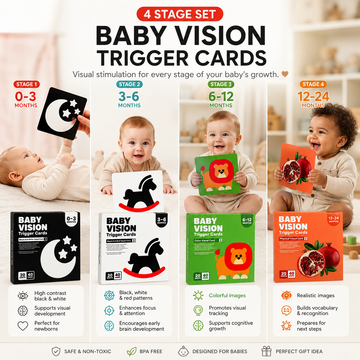 Schwarz-Weiße Baby-Lernkarten 0–36 Monate – Visuelle Stimulation & Frühkindliche Entwicklung, Kontrastkarten zur Farbverfolgung und kognitiven Förderung, Ideales Weihnachtsgeschenk